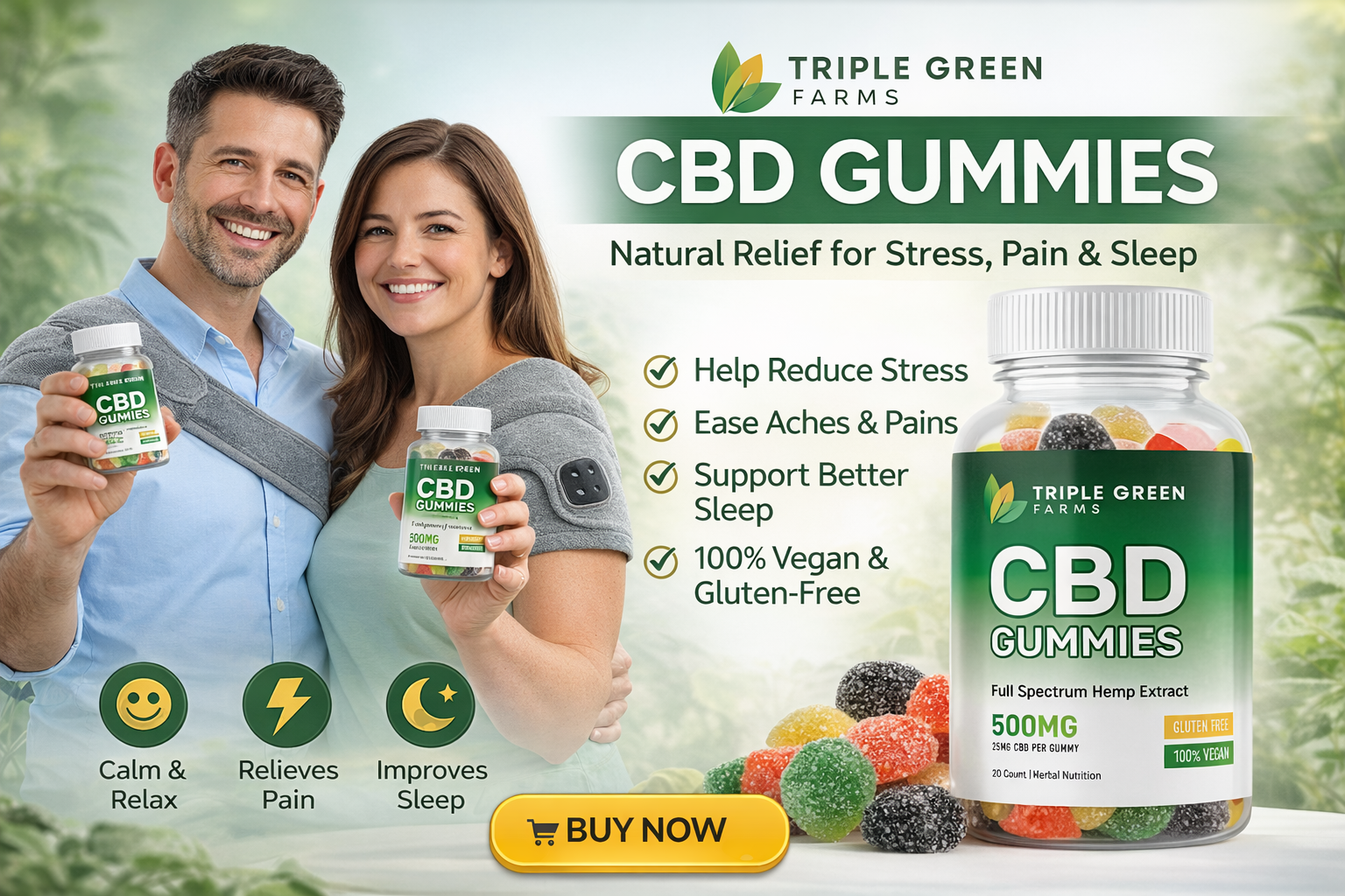 Triple Green Farms CBD Gummies