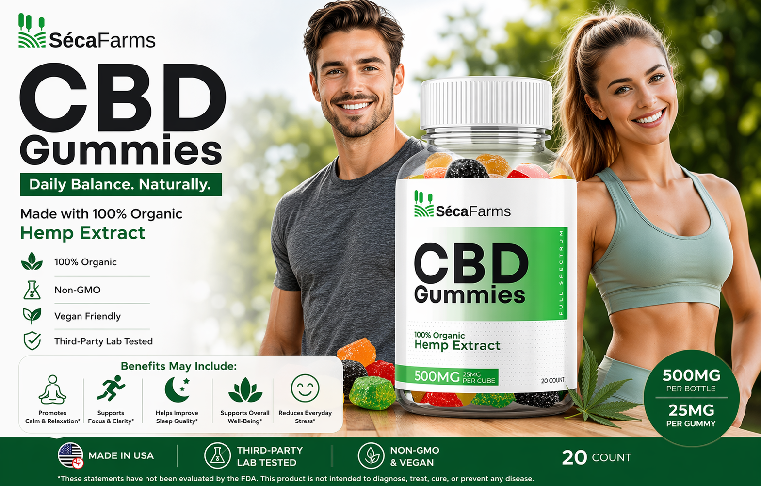Seca Farms CBD Gummies