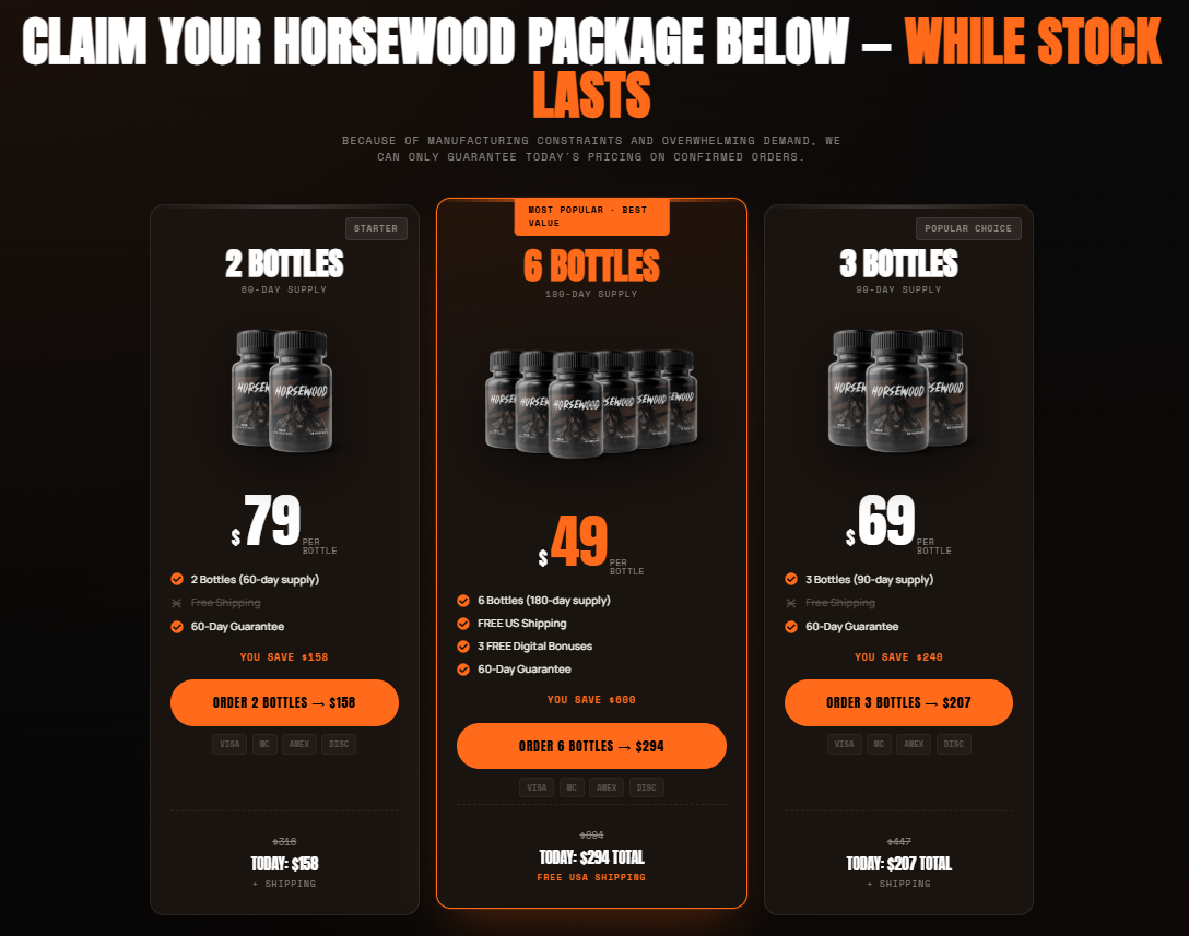 Horsewood Male Enhancement